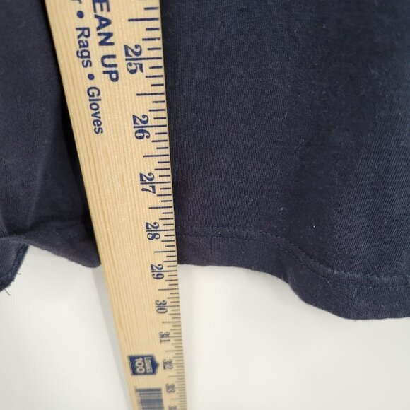 Nautica Men Blue White Color block Short Sleeve Crewneck Tee Shirt Top Size L - Picture 6 of 9